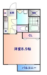 仙台駅 徒歩8分 2階の物件間取画像